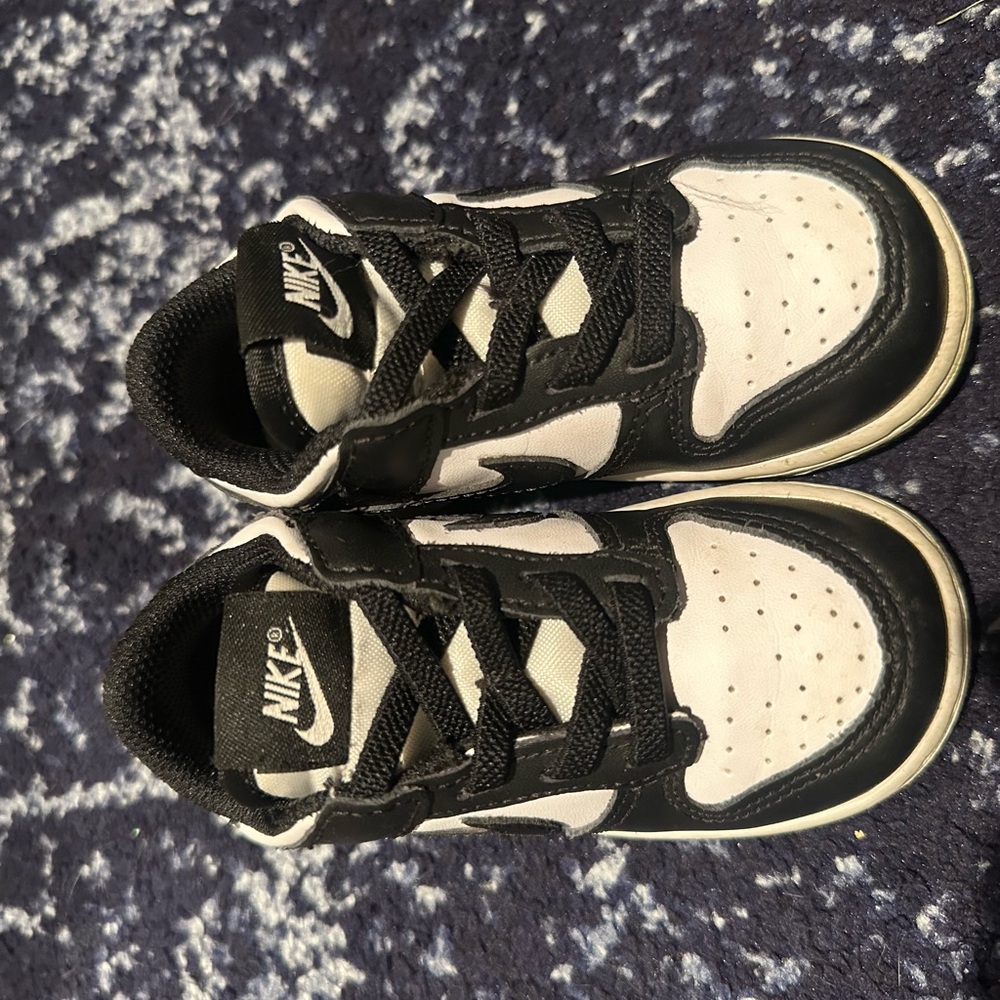 Nike Kids Black and White Sneakers